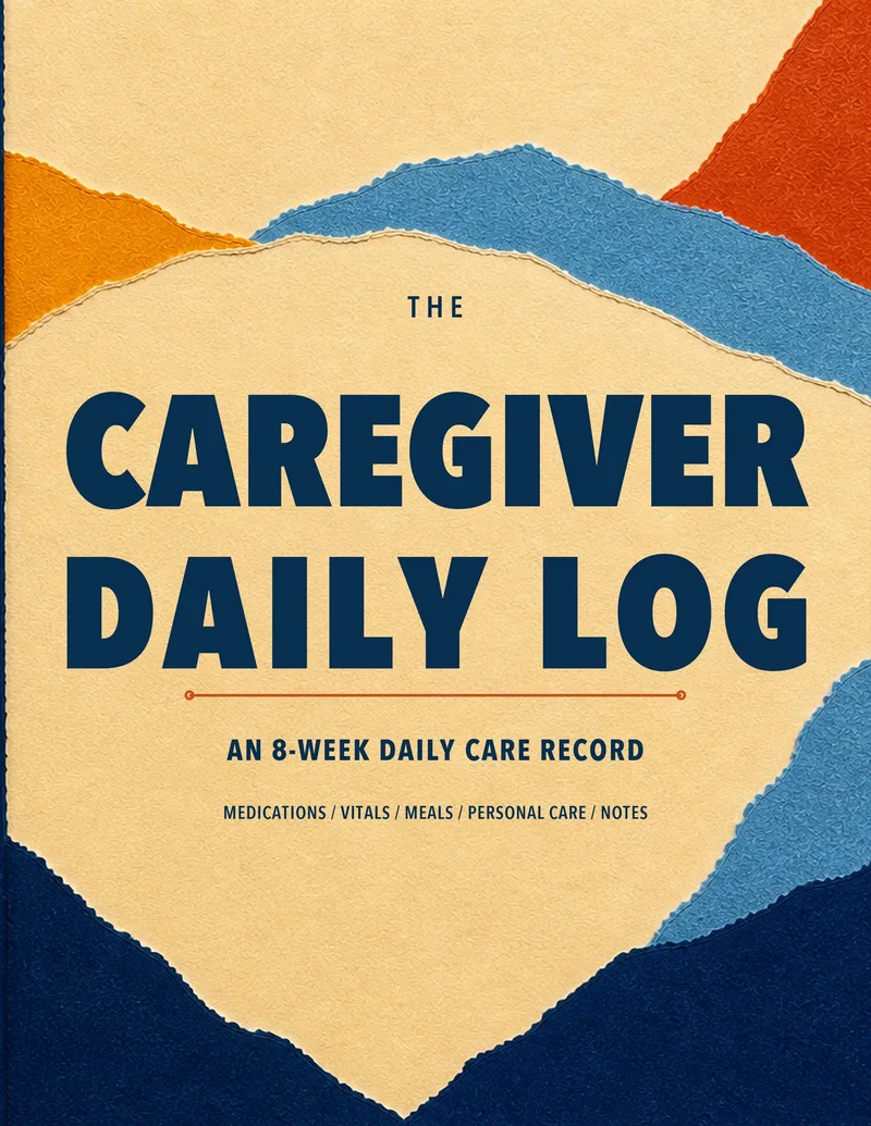 The Caregiver Daily Log front cover